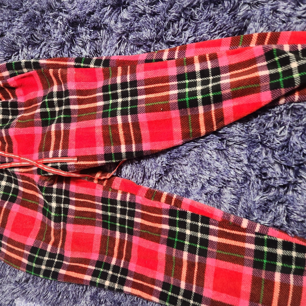 Cozy Red and Green Plaid Pajama Pants